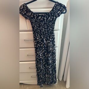 Off the shoulder floral dress